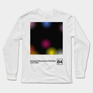 Junk Culture / Minimalist Style Graphic Artwork Design Long Sleeve T-Shirt